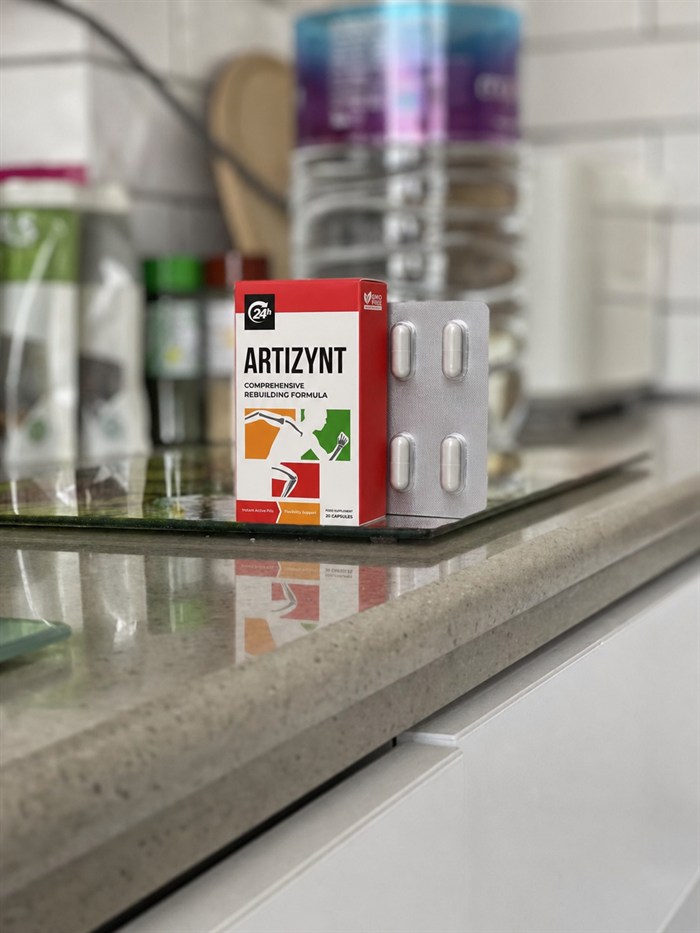 Paquete de ArtiZynt sobre una encimera de cocina